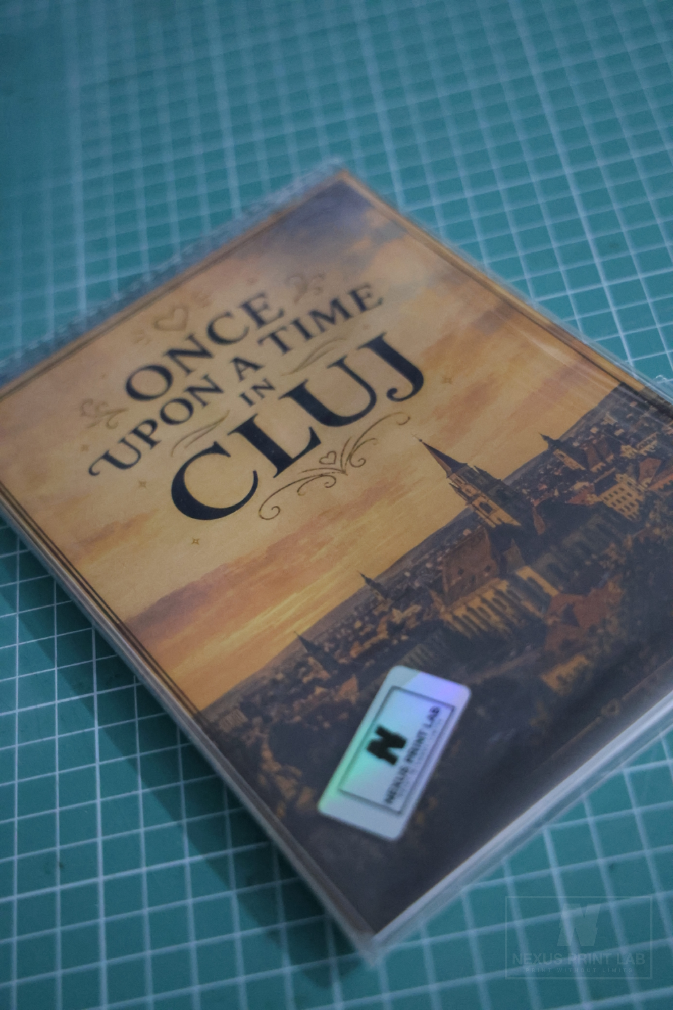 Detaliu de print digital pe hârtie A5 pentru benzi desenate în Cluj-Napoca